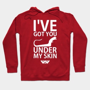 Under my skin white Hoodie